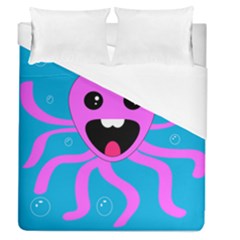 Bubble Octopus Copy Duvet Cover (Queen Size)