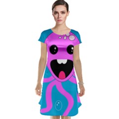 Bubble Octopus Copy Cap Sleeve Nightdress