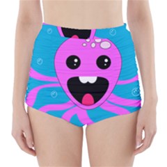 Bubble Octopus Copy High-Waisted Bikini Bottoms