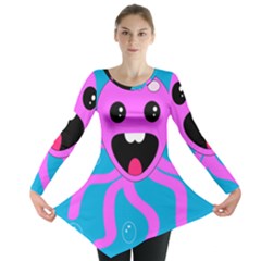 Bubble Octopus Copy Long Sleeve Tunic 