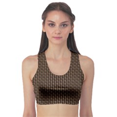 Fabric Pattern Texture Background Sports Bra by Amaryn4rt