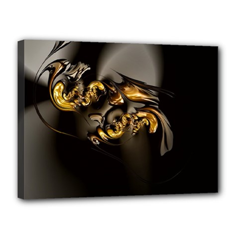 Fractal Mathematics Abstract Canvas 16  X 12 