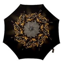 Fractal Mathematics Abstract Hook Handle Umbrellas (small)