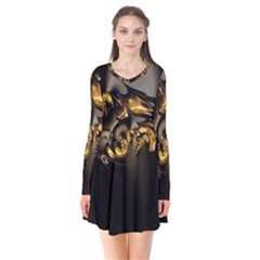 Fractal Mathematics Abstract Flare Dress by Amaryn4rt