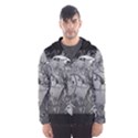 Kringel Circle Flowers Butterfly Hooded Wind Breaker (Men) View1