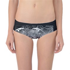 Kringel Circle Flowers Butterfly Classic Bikini Bottoms by Amaryn4rt