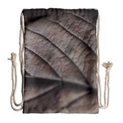 Leaf Veins Nerves Macro Closeup Drawstring Bag (large)