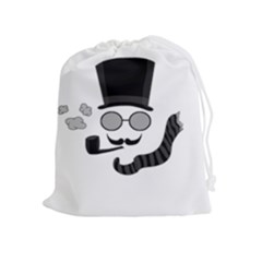 Invisible Man Drawstring Pouches (extra Large) by Valentinaart