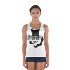 Invisible Man Women s Sport Tank Top  by Valentinaart