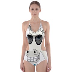 Don t Wait For Prince Sharming Cut-out One Piece Swimsuit