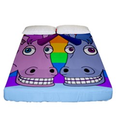 Unicorn Love Fitted Sheet (california King Size)