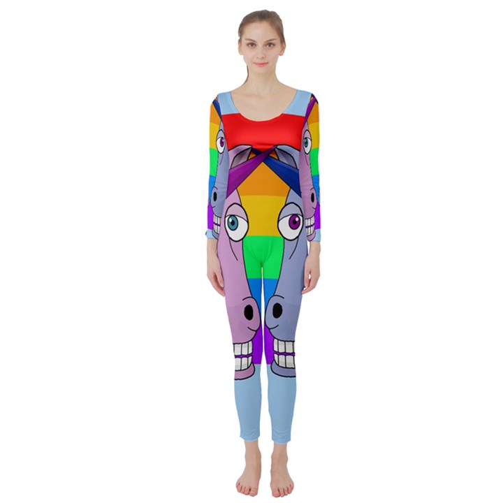 Unicorn love Long Sleeve Catsuit