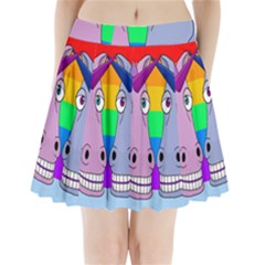 Unicorn Love Pleated Mini Skirt