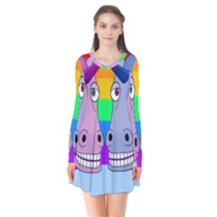 Unicorn Love Flare Dress