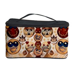 Festive Cartoons In Star Fall Cosmetic Storage Case by pepitasart