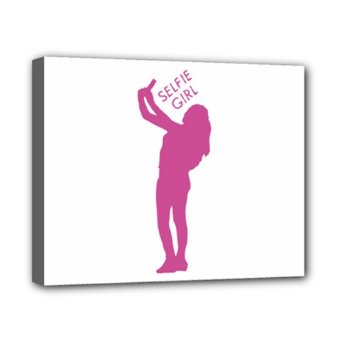 Selfie Girl Graphic Canvas 10  X 8  by dflcprints