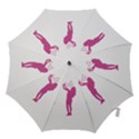 Selfie Girl Graphic Hook Handle Umbrellas (Large) View1