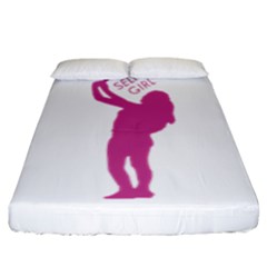 Selfie Girl Graphic Fitted Sheet (king Size) by dflcprints