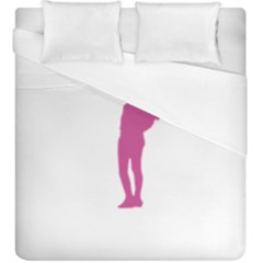 Selfie Girl Graphic Duvet Cover (king Size)