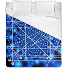 Network Connection Structure Knot Duvet Cover (california King Size)