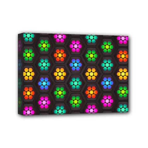 Pattern Background Colorful Design Mini Canvas 7  X 5 