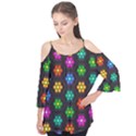 Pattern Background Colorful Design Flutter Tees View1