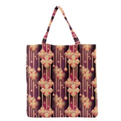 Seamless Pattern Grocery Tote Bag