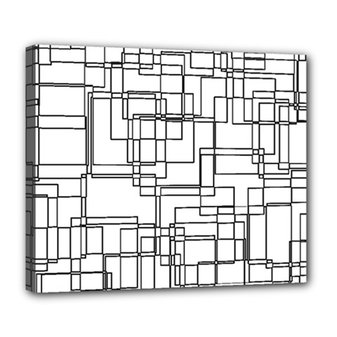 Structure Pattern Network Deluxe Canvas 24  X 20   by Amaryn4rt