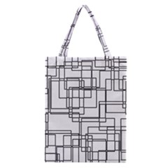 Structure Pattern Network Classic Tote Bag