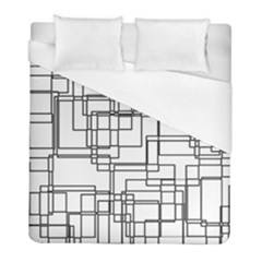 Structure Pattern Network Duvet Cover (full/ Double Size)