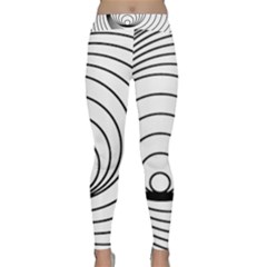 Spiral Eddy Route Symbol Bent Classic Yoga Leggings