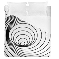 Spiral Eddy Route Symbol Bent Duvet Cover (queen Size) by Amaryn4rt