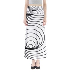 Spiral Eddy Route Symbol Bent Maxi Skirts