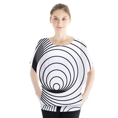 Spiral Eddy Route Symbol Bent Blouse by Amaryn4rt