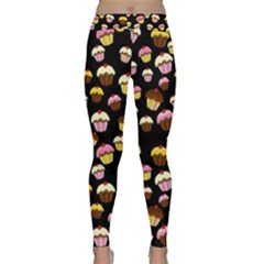 Jammy Cupcakes Pattern Classic Yoga Leggings by Valentinaart