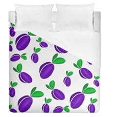 Decorative plums pattern Duvet Cover (Queen Size)