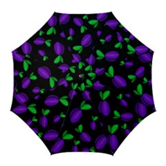 Plums Pattern Golf Umbrellas by Valentinaart