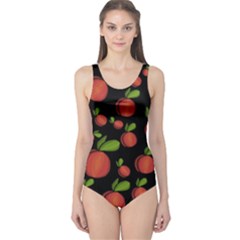 Peaches One Piece Swimsuit by Valentinaart