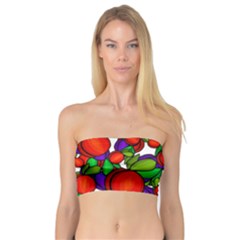 Peaches And Plums Bandeau Top by Valentinaart