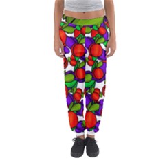 Peaches And Plums Women s Jogger Sweatpants by Valentinaart