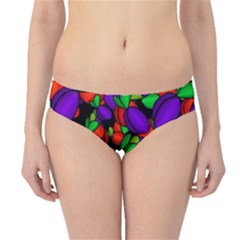 Plums And Peaches Hipster Bikini Bottoms by Valentinaart