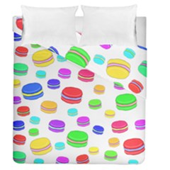 Macaroons Duvet Cover Double Side (queen Size)