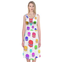 Macaroons Midi Sleeveless Dress