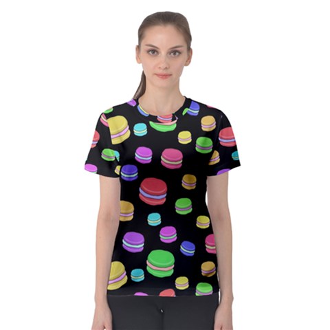 Colorful Macaroons Women s Sport Mesh Tee by Valentinaart