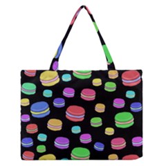 Colorful Macaroons Medium Zipper Tote Bag