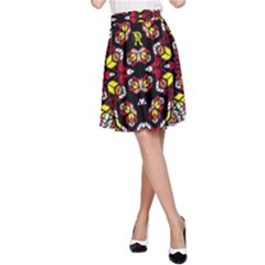 Queen Design 456 A-line Skirt by MRTACPANS