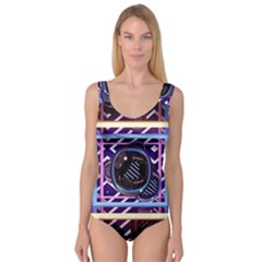 Abstract Sphere Room 3d Design Princess Tank Leotard 