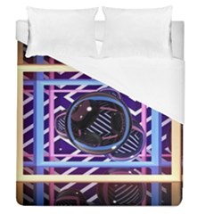 Abstract Sphere Room 3d Design Duvet Cover (queen Size)