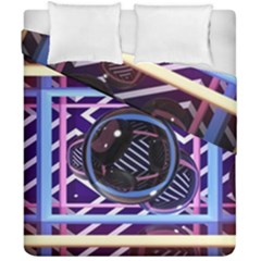 Abstract Sphere Room 3d Design Duvet Cover Double Side (california King Size)