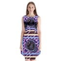 Abstract Sphere Room 3d Design Sleeveless Chiffon Dress   View1